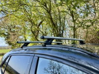 Summit Premium Aluminium Roof Tent Compatible Railing Roof Bars, Locking, 1.15m, 2 Bar System - See Applications