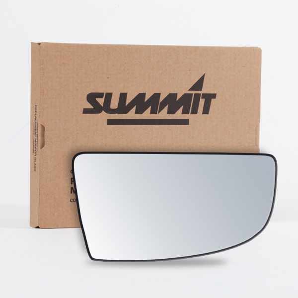 Summit Replacement Commercial Dead Angle Mirror Glass With O/E Style Backing Plate RHS - See Applications