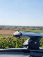Summit Premium Aluminium Roof Tent Compatible Railing Roof Bars, Locking, 1.07m, 2 Bar System - See Applications