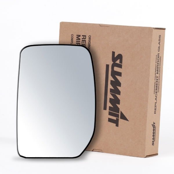 Summit Replacement Commercial Mirror Glass With O/E Style Heated Backing Plate LHS - See Applications