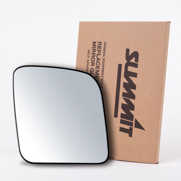 Summit Replacement Commercial Mirror Glass With O/E Style Backing Plate RHS - See Applications