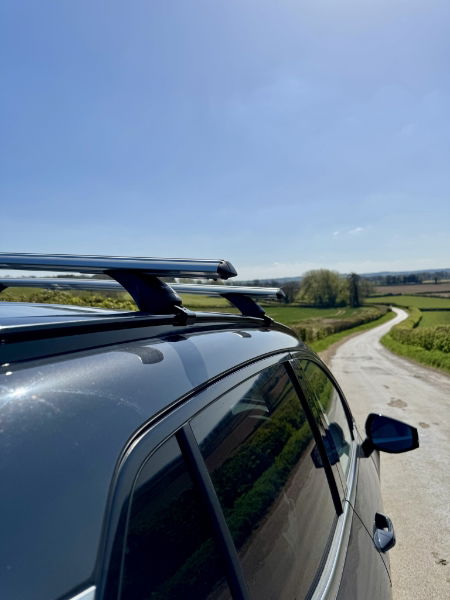 Summit Premium Aluminium Roof Tent Compatible Railing Roof Bars, Locking, 1.07m, 2 Bar System - See Applications