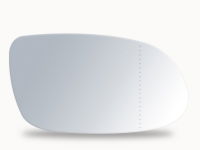 Summit Replacement Aspheric Mirror Glass With O/E Style Heated Backing Plate RHS - See Applications