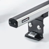 Summit Commercial 100% Aluminium Fixed Point Roof Bars, 1.3m, Set of 3 – See Applications