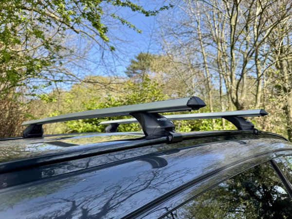 Summit Premium Aluminium Roof Tent Compatible Railing Roof Bars, Locking, 1.15m, 2 Bar System - See Applications
