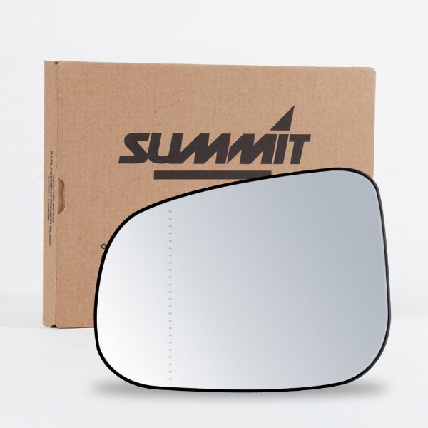 Summit Replacement Aspheric Mirror Glass With O/E Style Heated Backing Plate LHS - See Applications