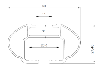 Summit Premium Aluminium Fixed Point Multi-Fit Roof Bars, Lockable, 1.30m, 2 Bar System - See Applications