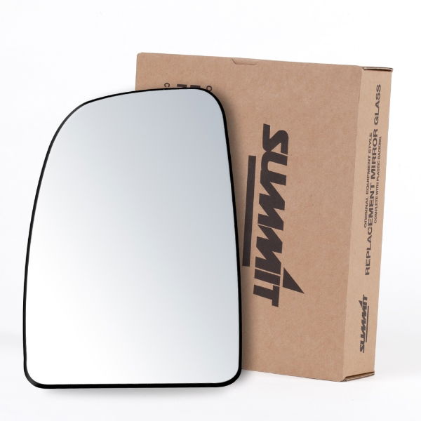 Summit Replacement Commercial Mirror Glass With O/E Style Heated Backing Plate LHS - See Applications