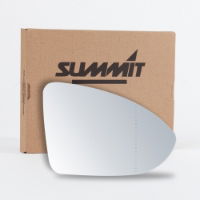 Summit Replacement Aspheric Mirror Glass With O/E Style Heated Backing Plate RHS - See Applications