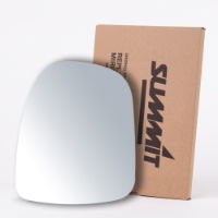 Summit Replacement Commercial Mirror Glass With O/E Style Backing Plate LHS - See Applications