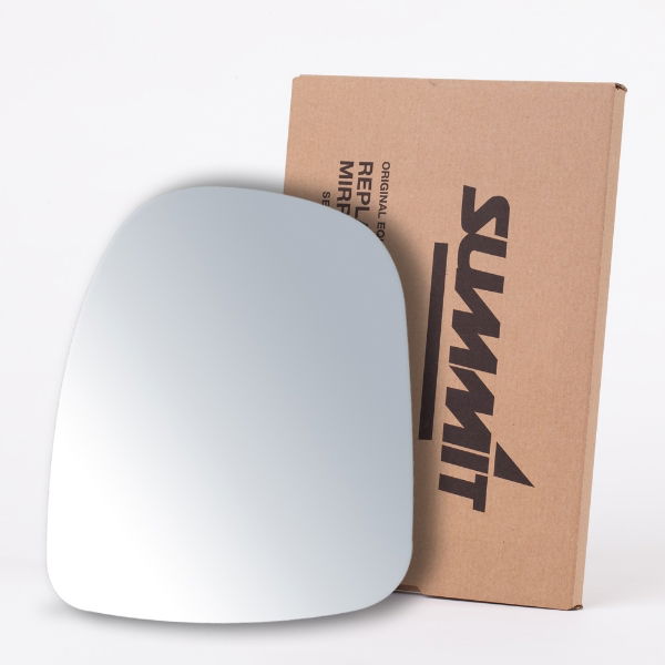 Summit Replacement Commercial Mirror Glass With O/E Style Backing Plate LHS - See Applications