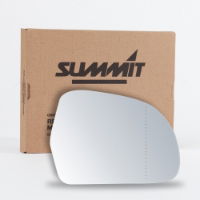 Summit Replacement Aspheric Mirror Glass With O/E Style Heated Backing Plate RHS - See Applications