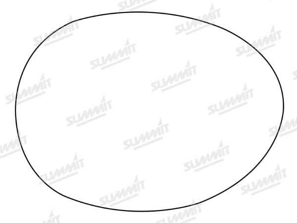 Summit Replacement Aspheric Mirror Glass With O/E Style Heated Backing Plate RHS - See Applications