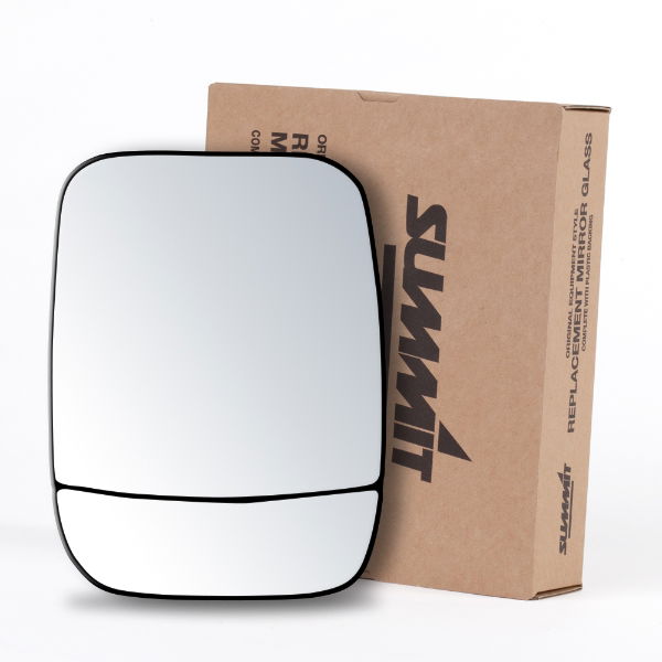 Summit Replacement Commercial Mirror Glass With O/E Style Heated Backing Plate RHS - See Applications