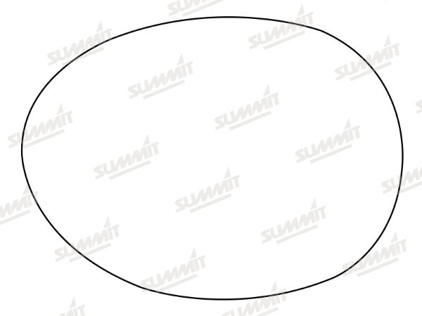 Summit Replacement Aspheric Mirror Glass With O/E Style Heated Backing Plate LHS - See Applications