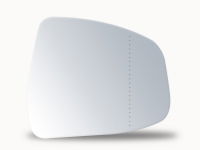 Summit Replacement Aspheric Mirror Glass With O/E Style Heated Backing Plate RHS - See Applications