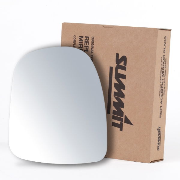 Summit Replacement Commercial Mirror Glass With O/E Style Backing Plate RHS - See Applications