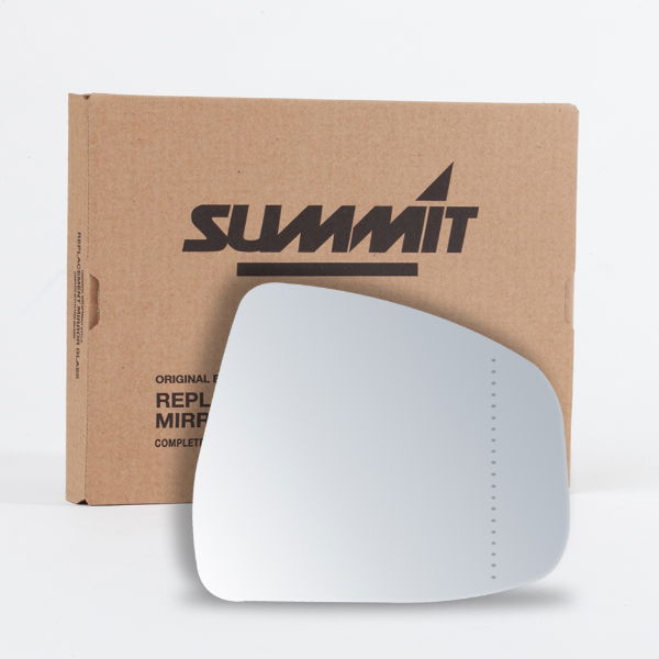 Summit Replacement Aspheric Mirror Glass With O/E Style Heated Backing Plate RHS - See Applications