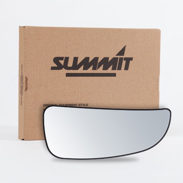 Summit Replacement Commercial Dead Angle Mirror Glass With O/E Style Backing Plate RHS - See Applications