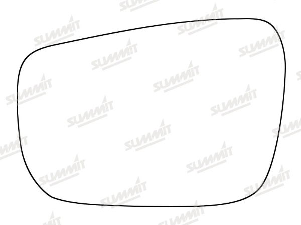 Summit Replacement Stick-On Standard Mirror Glass LHS - See Applications