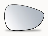 Summit Replacement Standard Mirror Glass With O/E Style Heated Backing Plate RHS - See Applications