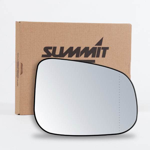 Summit Replacement Aspheric Mirror Glass With O/E Style Heated Backing Plate RHS - See Applications