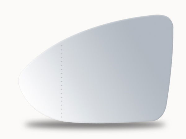 Summit Replacement Aspheric Mirror Glass With O/E Style Heated Backing Plate LHS - See Applications