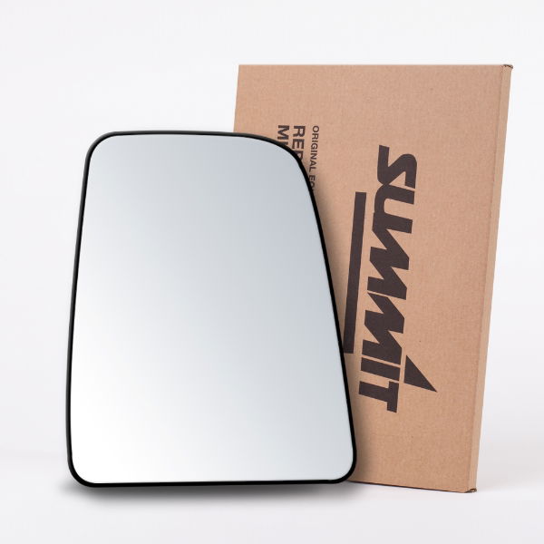 Summit Replacement Commercial Mirror Glass With O/E Style Backing Plate RHS - See Applications