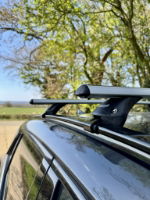 Summit Premium Aluminium Roof Tent Compatible Railing Roof Bars, Locking, 1.07m, 2 Bar System - See Applications